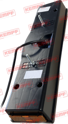 Preview: 27693 Kempf Rückleuchte, 6K, links, MB, 525x139 mm, mit Kennzeichenleuchte